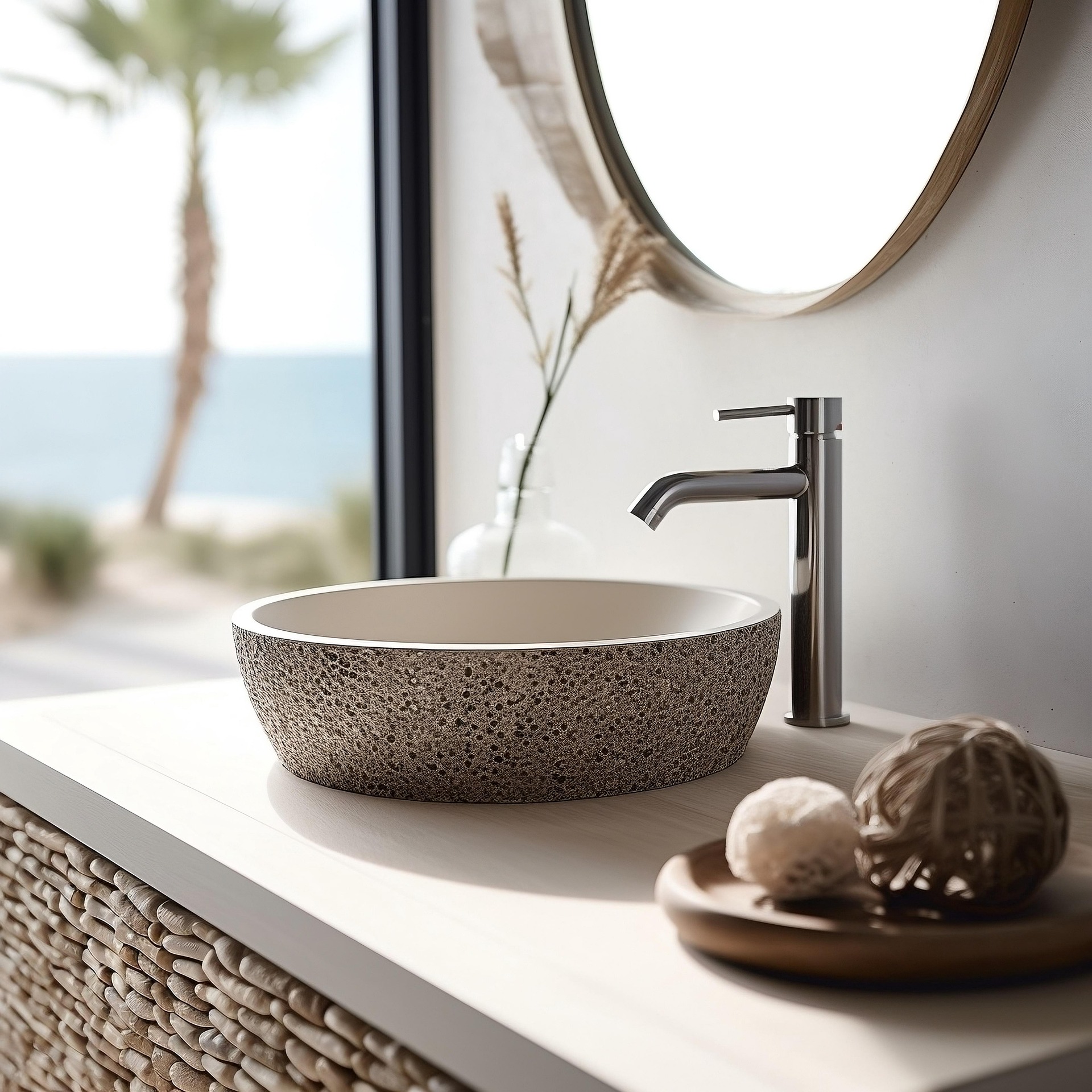 Bagno con impianti idraulici
