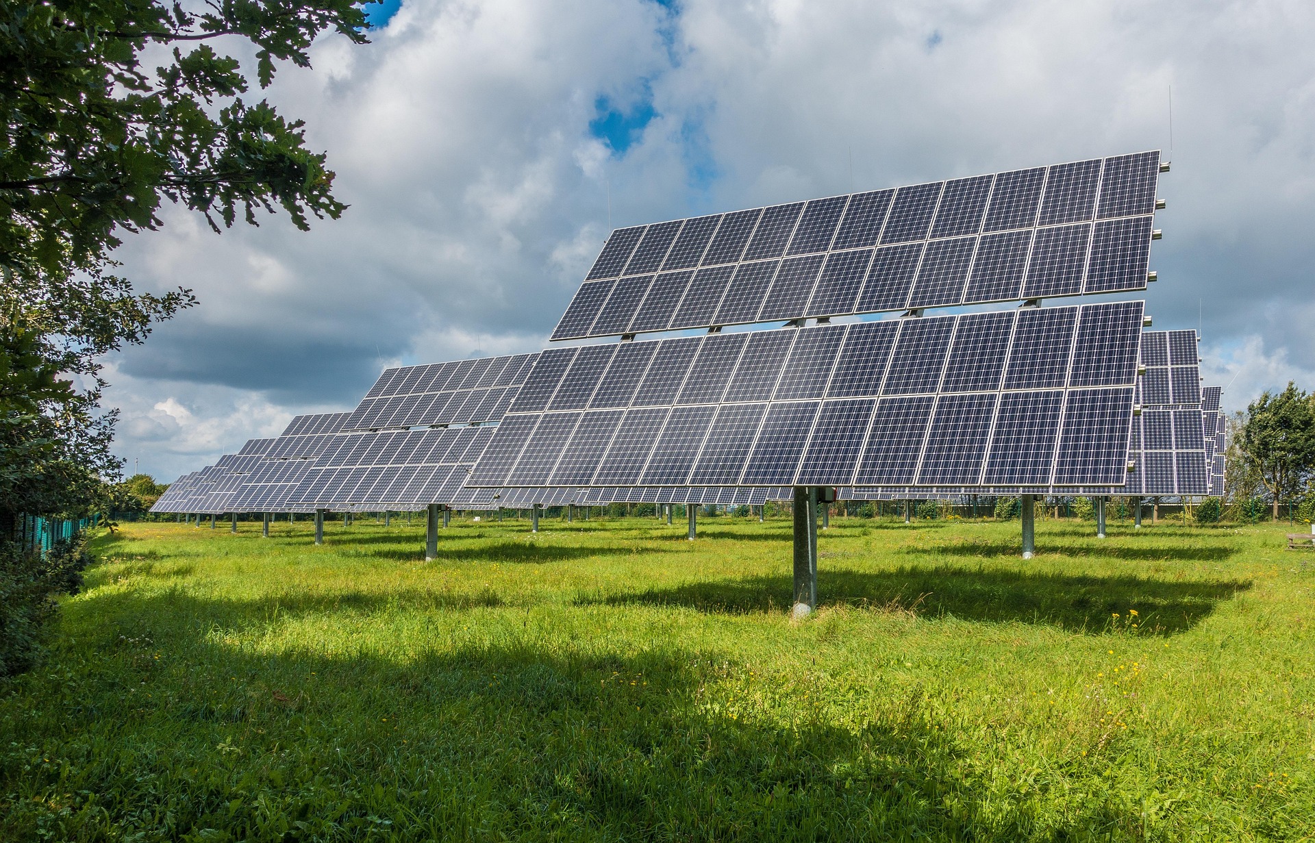 Panoramica impianto fotovoltaico