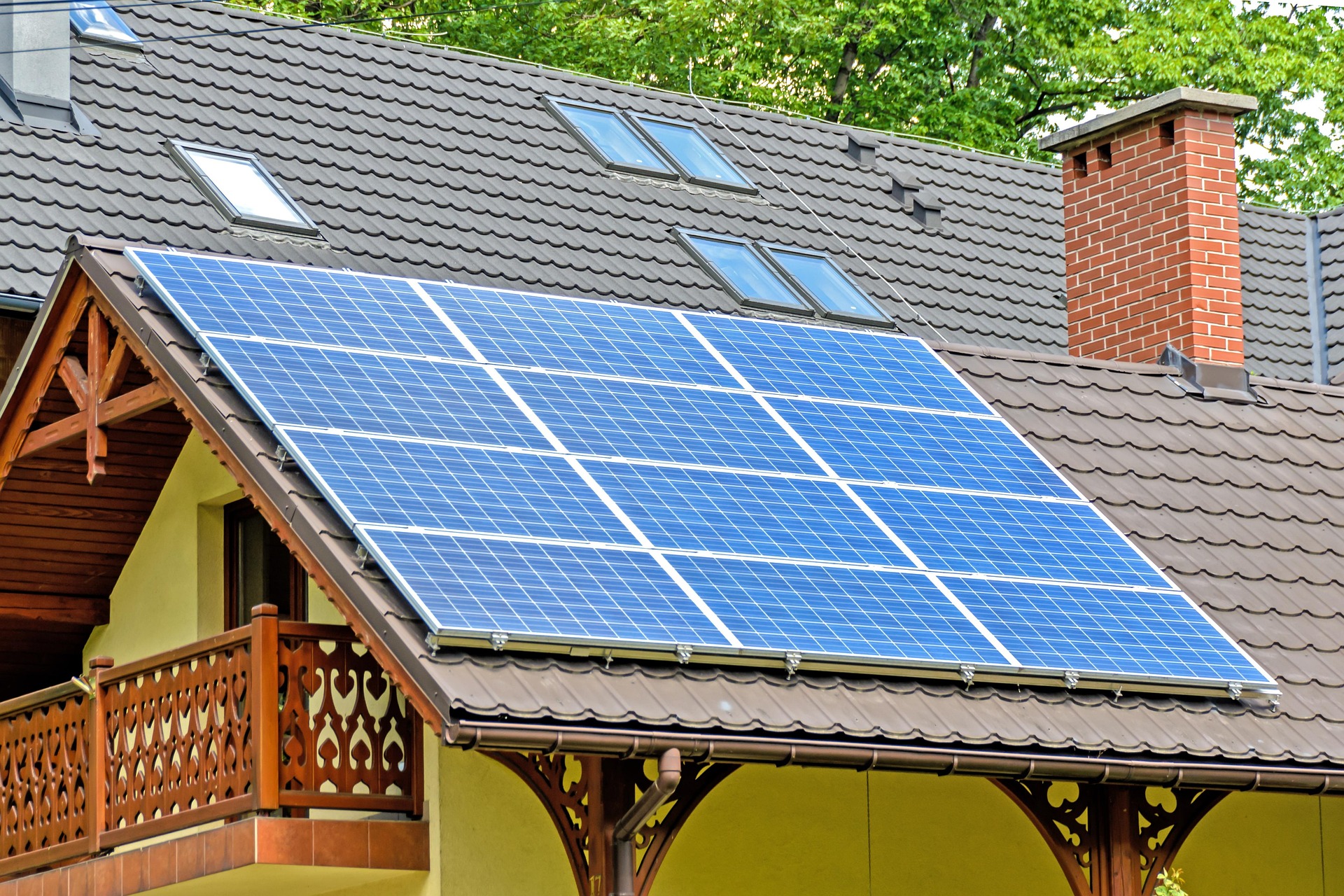 Pannelli fotovoltaici su tetto